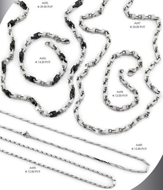 Collares y gargantillas de acero (GA-011)