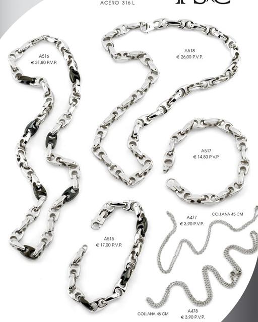 Collares y gargantillas de acero (GA-009)